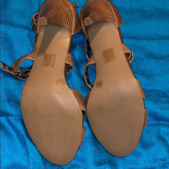 Jessica Simpson Strappy Leather Heels. NWOT - Picture 5 of 7